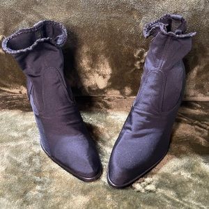 Isadore Satin Booties